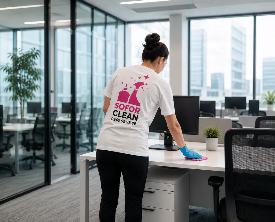 Professional cleaning of company premises